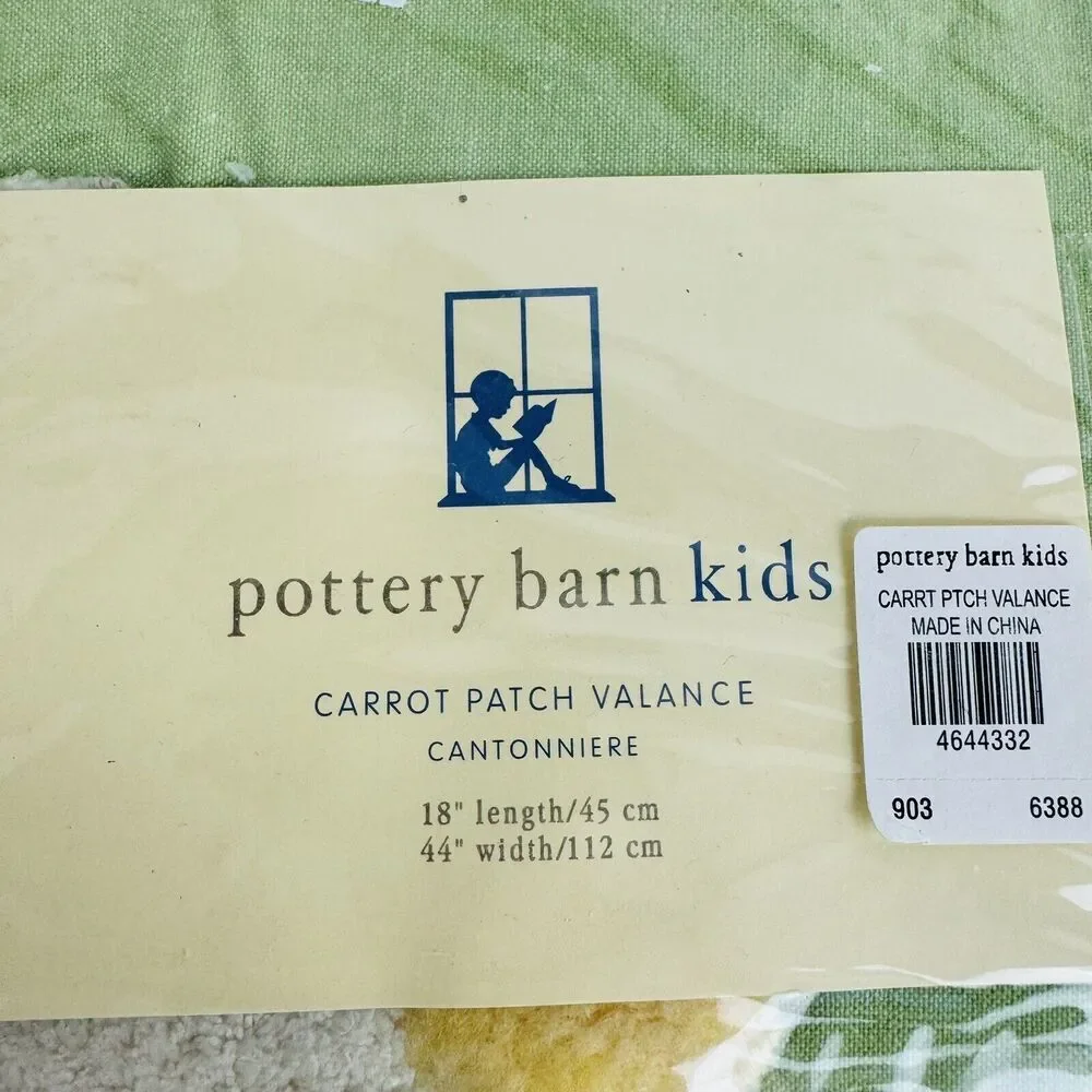Pottery‎ Barn Kids Carrot Patch Valance 18